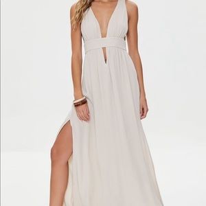 Plunge Maxi Dress